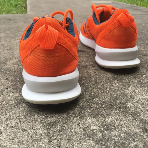 Addis’s Orange and Teal Athletic Sneakers - Picture 5 of 6